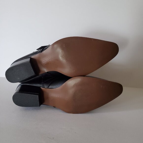 Who What wear Pointed Toe Buckle Women's Ankle Zipper Boots Black Size 7.5. - Picture 12 of 12